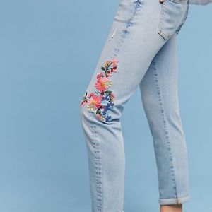 Pilcro embroidered jeans